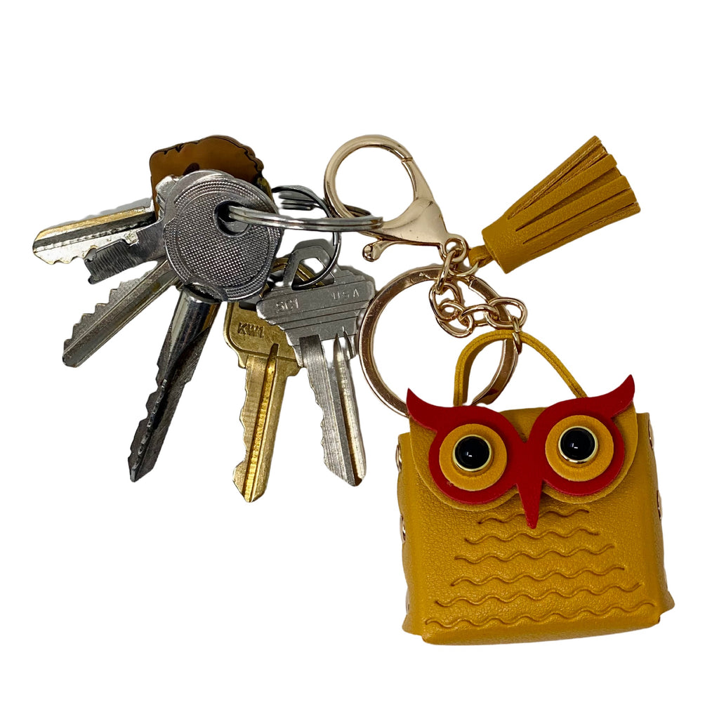 Owl Coin Purse Key Chain