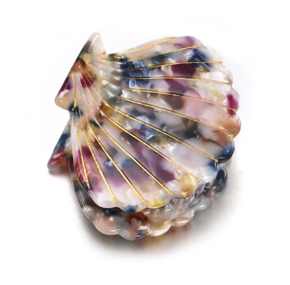 Scallop Shell Hair Claw - Set of Two