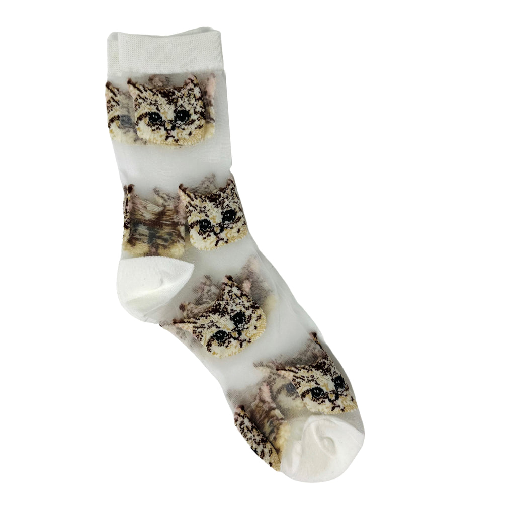 Cat Mesh Socks