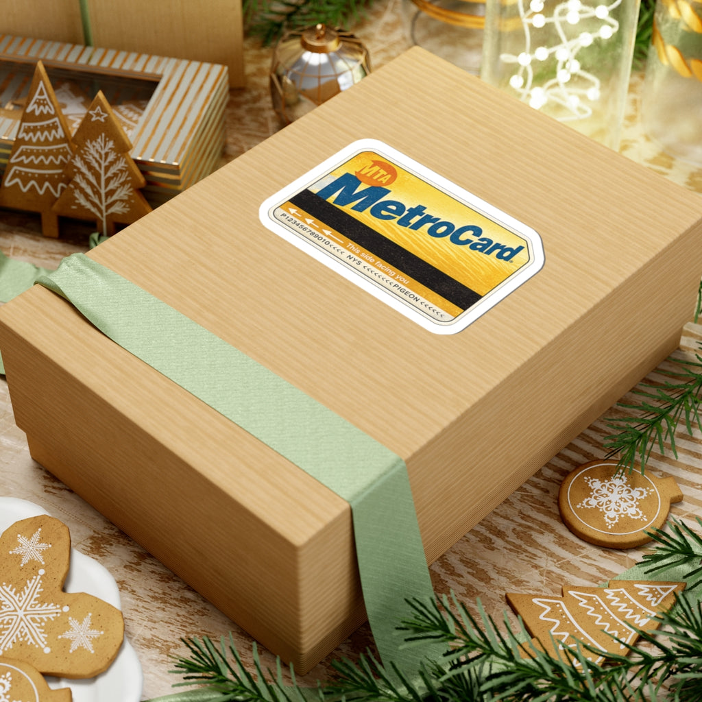 Mta Bus Sticker MTA Card Vinyl Sticker | Rainbow Unicorn Birthday Surprise