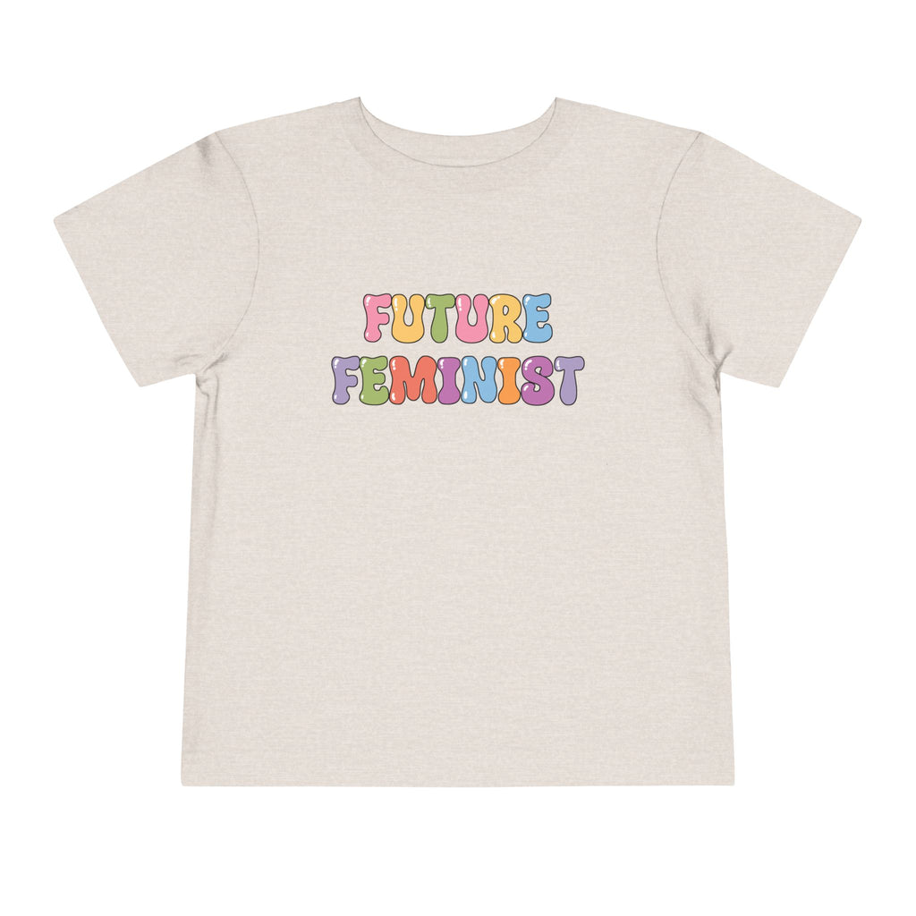 Future Feminist Kids Toddler Short Sleeve Tee – Empowering Feminism Shirt for Toddlers