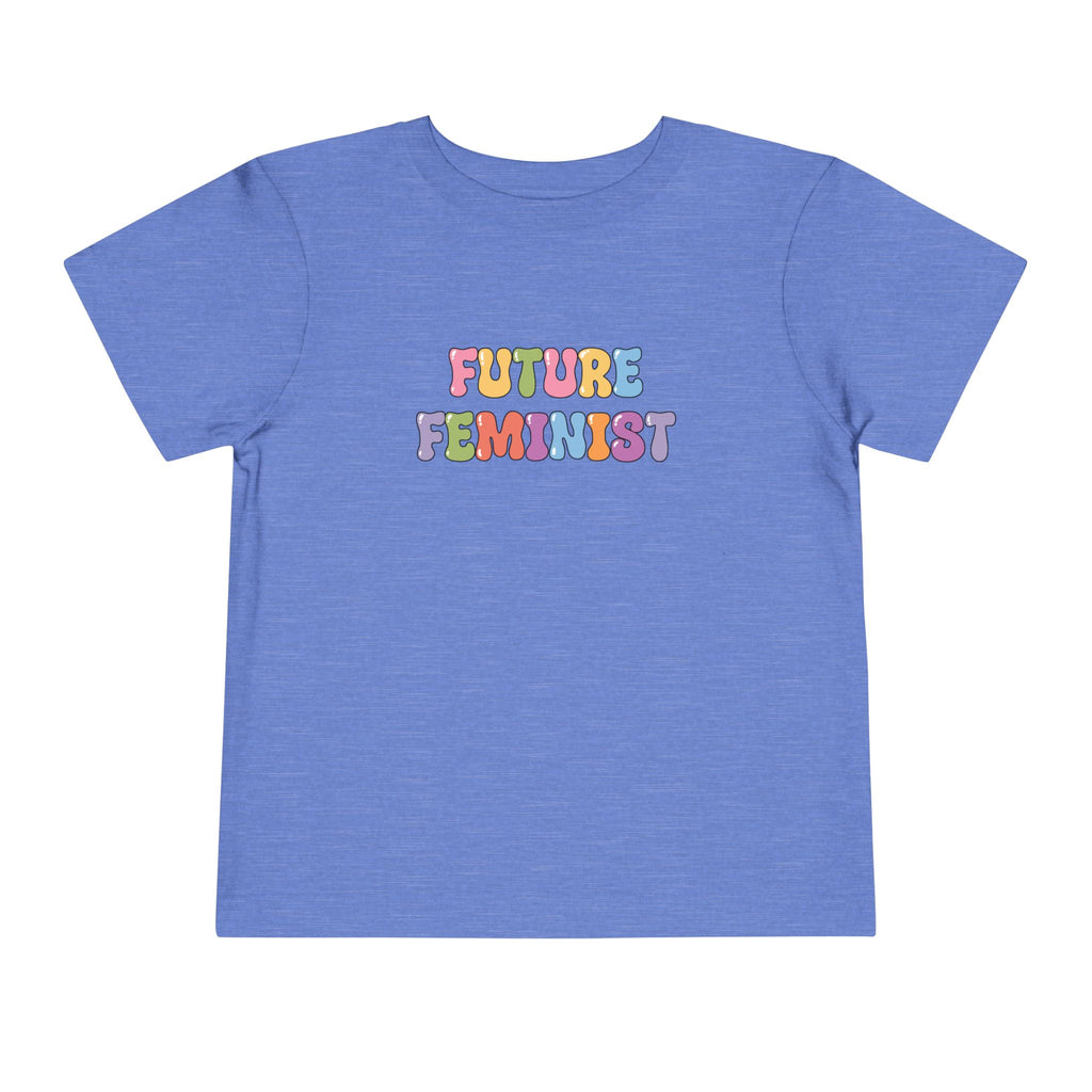 Future Feminist Kids Toddler Short Sleeve Tee – Empowering Feminism Shirt for Toddlers