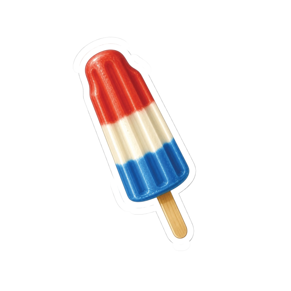 Bomb Popsicle Vintage Ice Cream Sticker — Retro Vinyl Kiss-Cut Decal ...