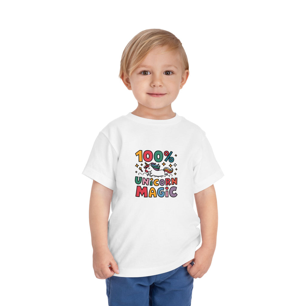 100% Unicorn Magic Kids Toddler T-shirt – Magical Unicorn Shirt for Toddlers