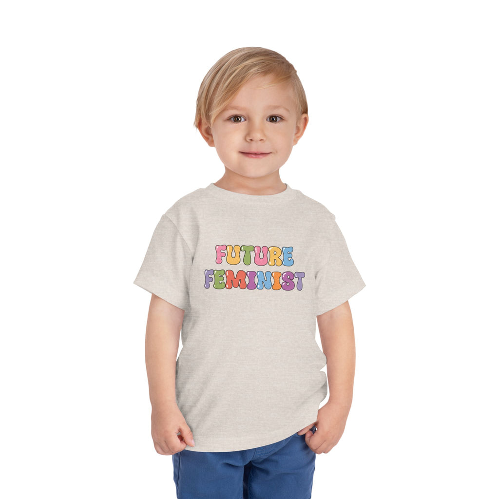 Future Feminist Kids Toddler Short Sleeve Tee – Empowering Feminism Shirt for Toddlers