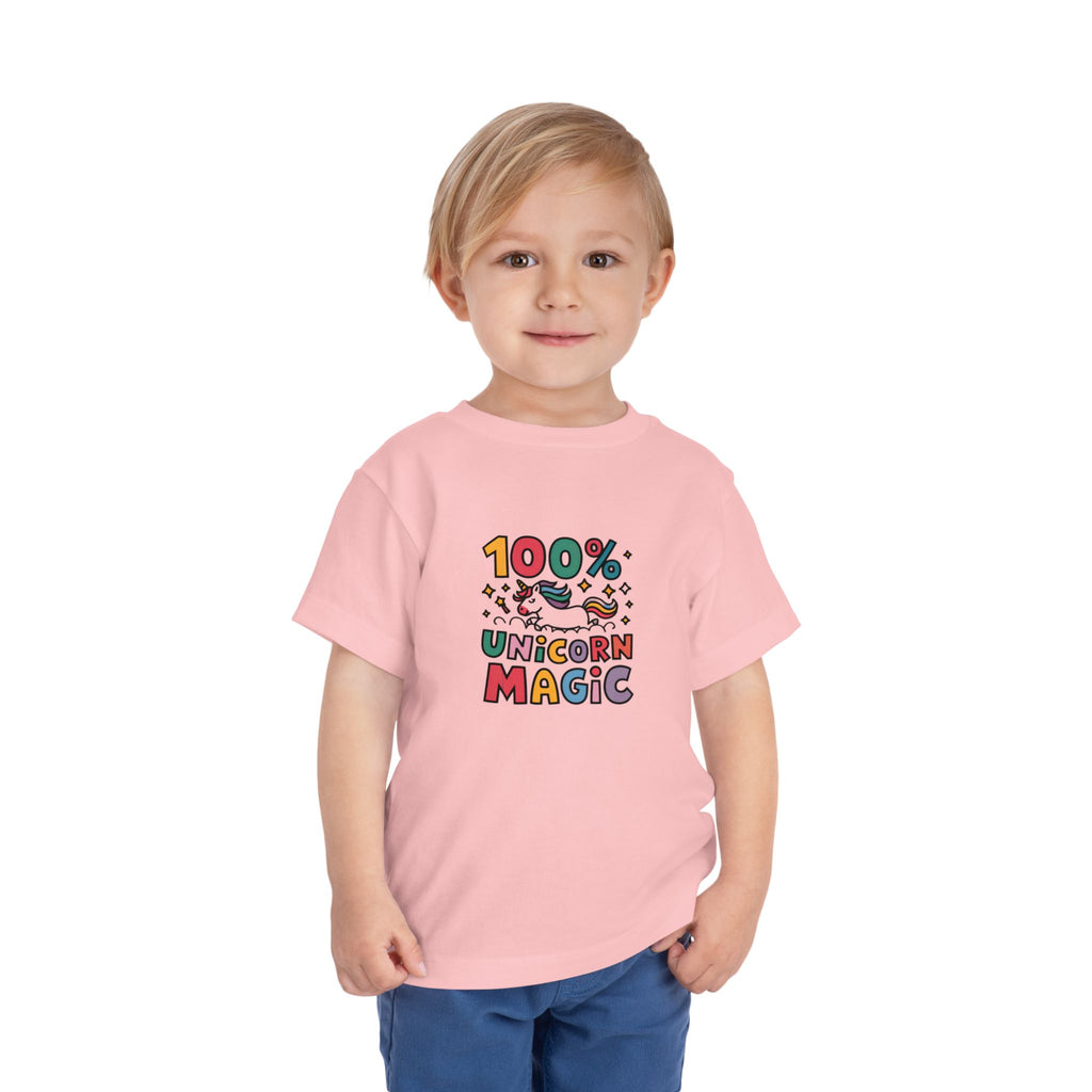 100% Unicorn Magic Kids Toddler T-shirt – Magical Unicorn Shirt for Toddlers