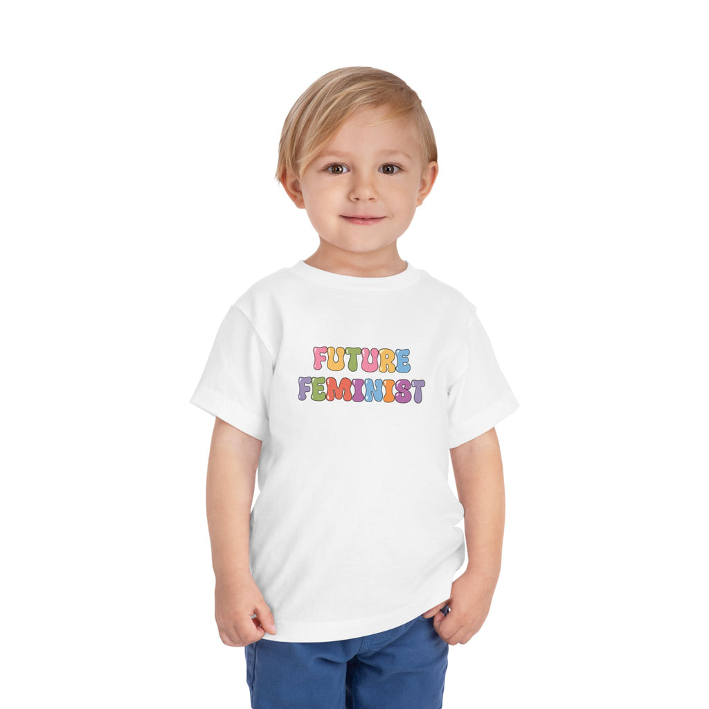 Future Feminist Kids Toddler Short Sleeve Tee – Empowering Feminism Shirt for Toddlers