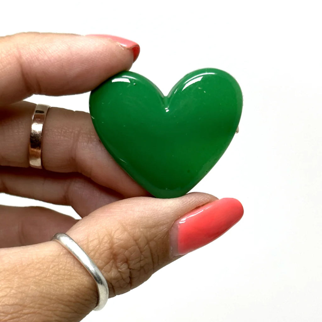 Heart-Shaped Hair Clips | Set of 2 Colorful Hair Accessories for All Ages