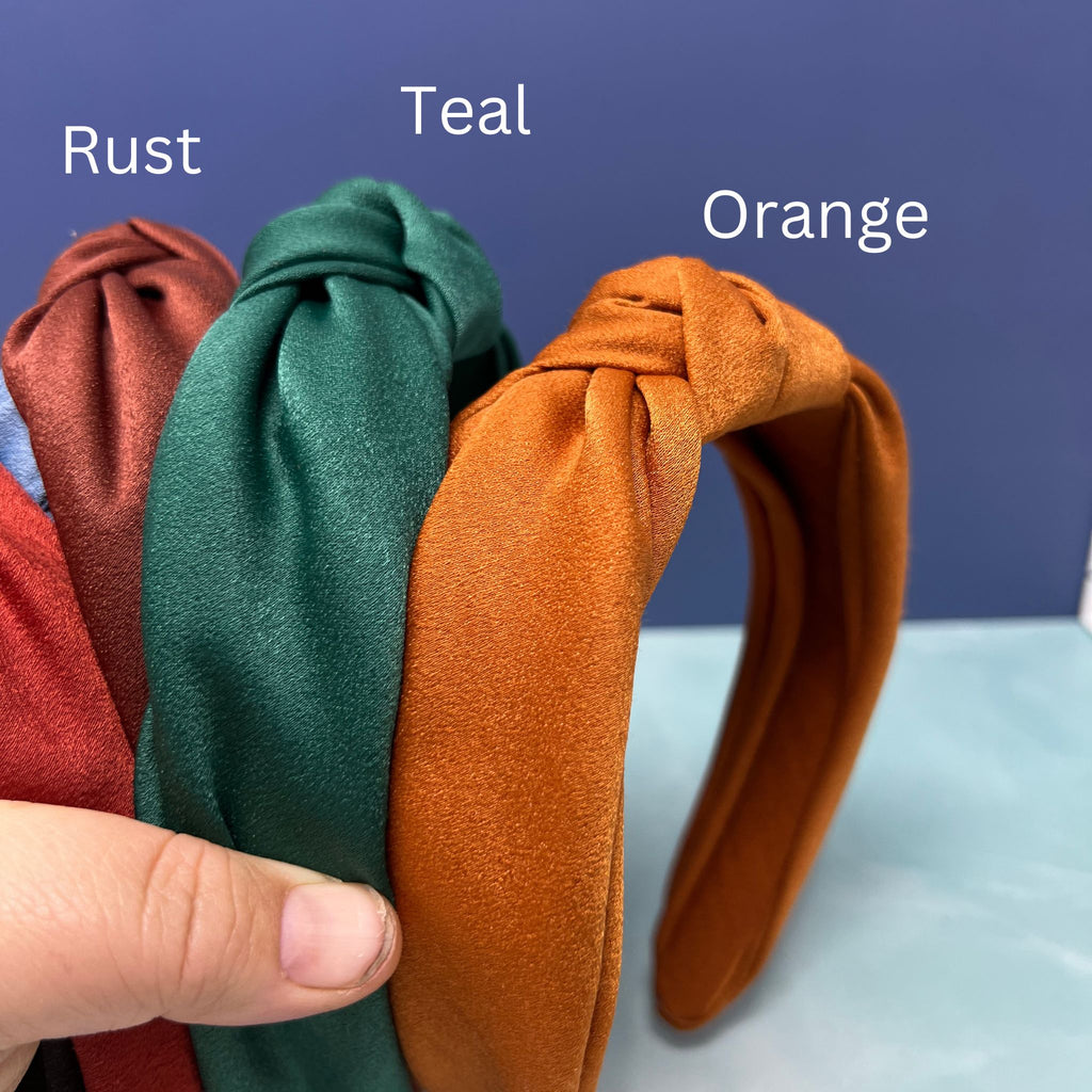 Knotted Fabric Headband – Soft Twisted Top Hair Accessory