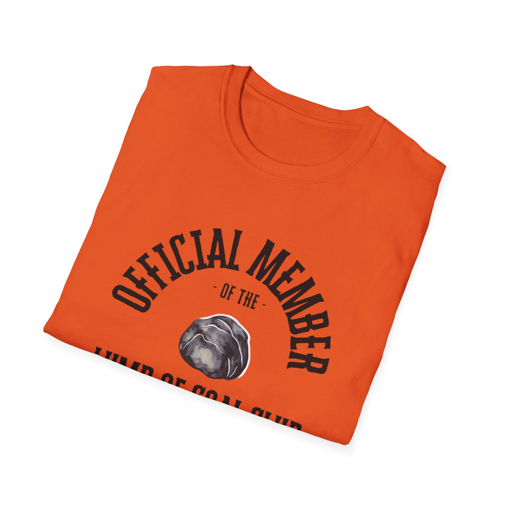 "Official Member of the Lump of Coal Club Unisex T-Shirt – Naughty List Holiday Shirt"