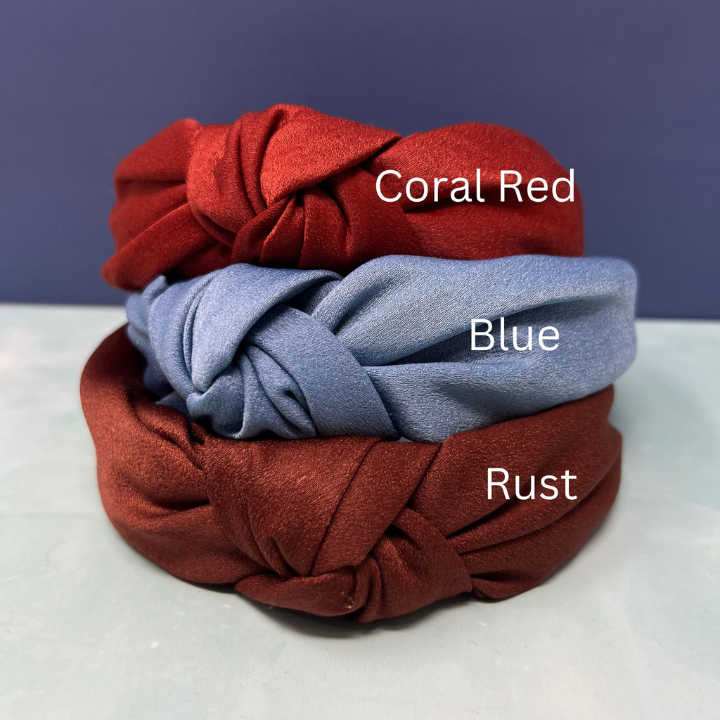 Knotted Fabric Headband – Soft Twisted Top Hair Accessory