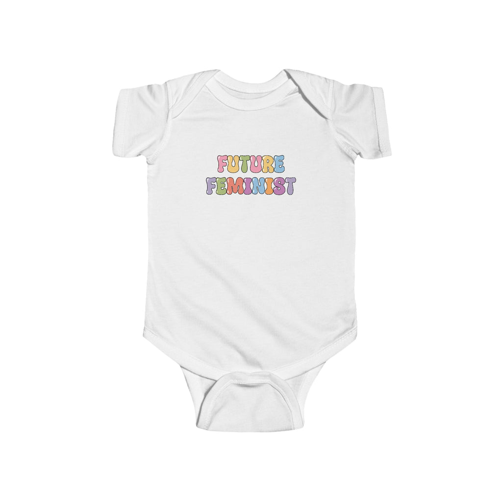 Future Feminist Infant Fine Jersey Bodysuit / Onesie