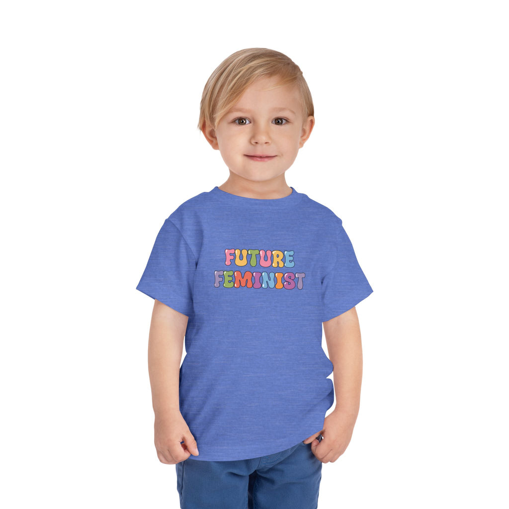 Future Feminist Kids Toddler Short Sleeve Tee – Empowering Feminism Shirt for Toddlers