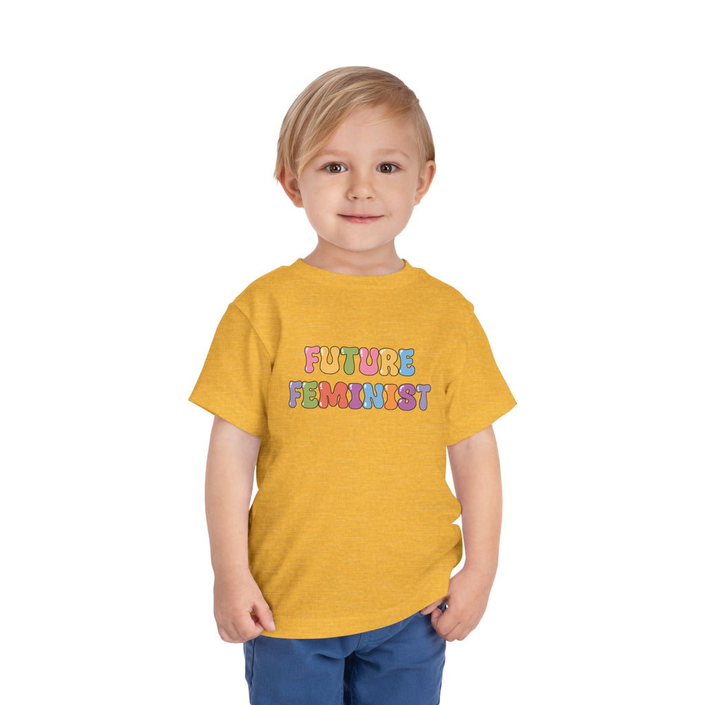 Future Feminist Kids Toddler Short Sleeve Tee – Empowering Feminism Shirt for Toddlers