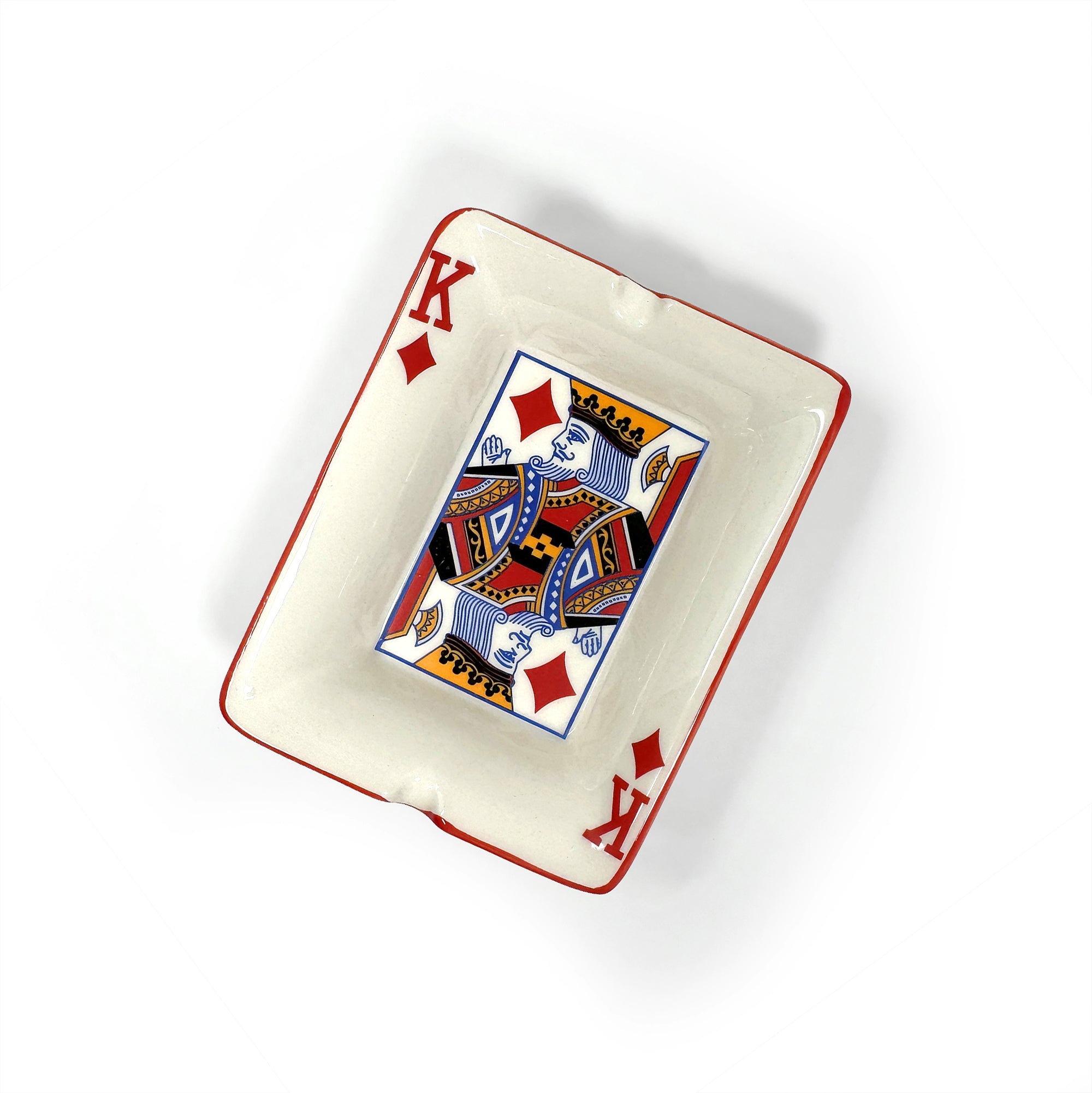 Playing Card King Ashtray & Trinket Holder – Unique Decor