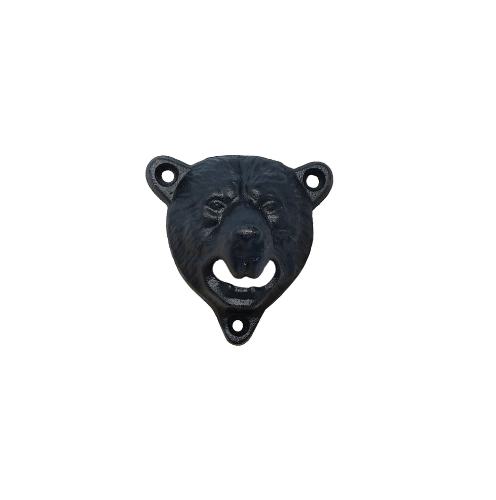 Wall Mounted Bear Head Bottle Opener