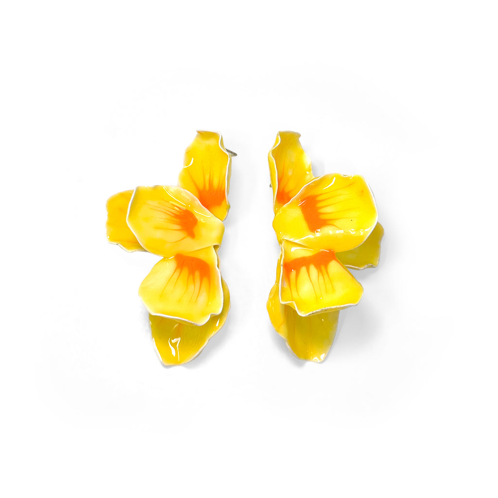 Floral Enamel 🌸 Earrings