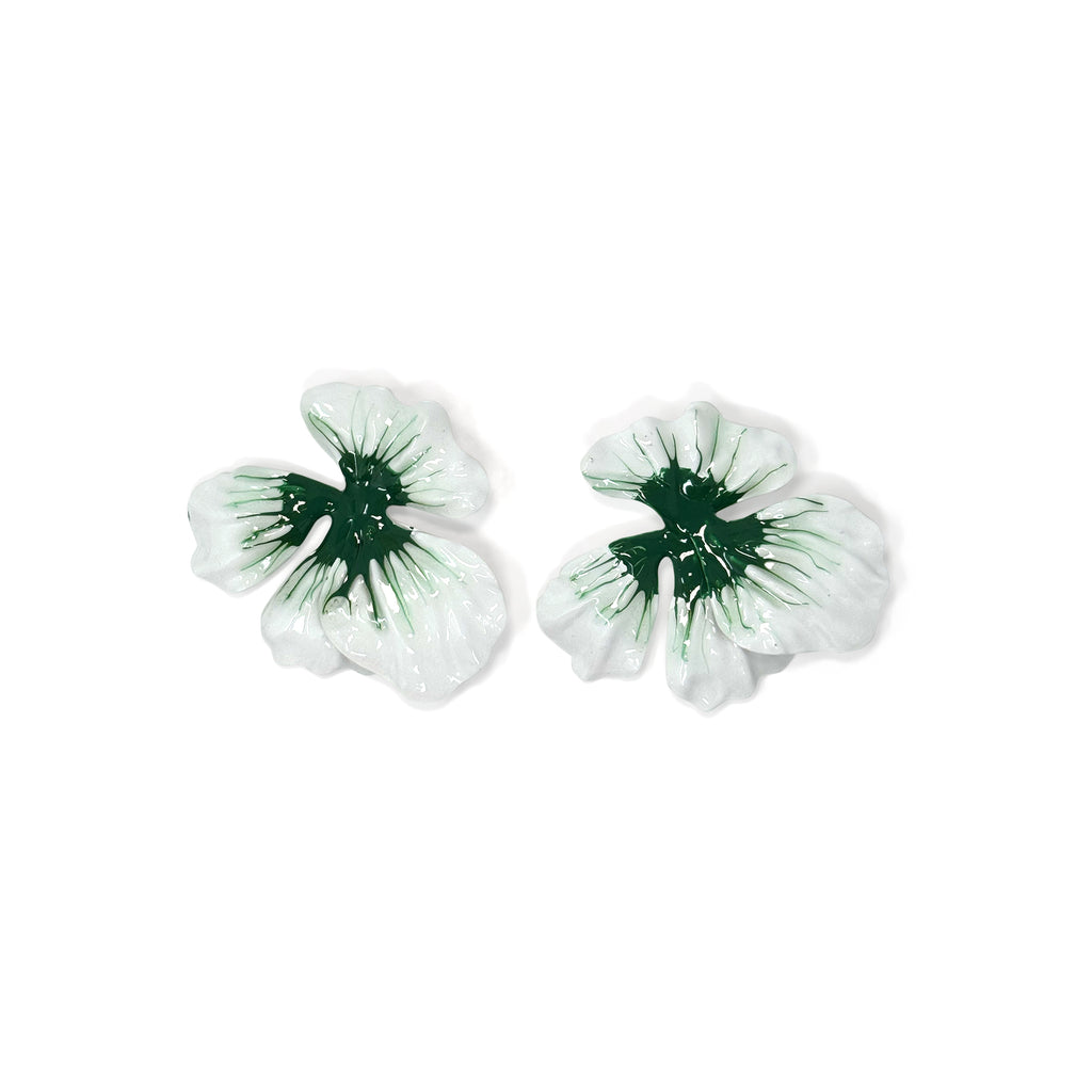 Petal Enamel Earrings