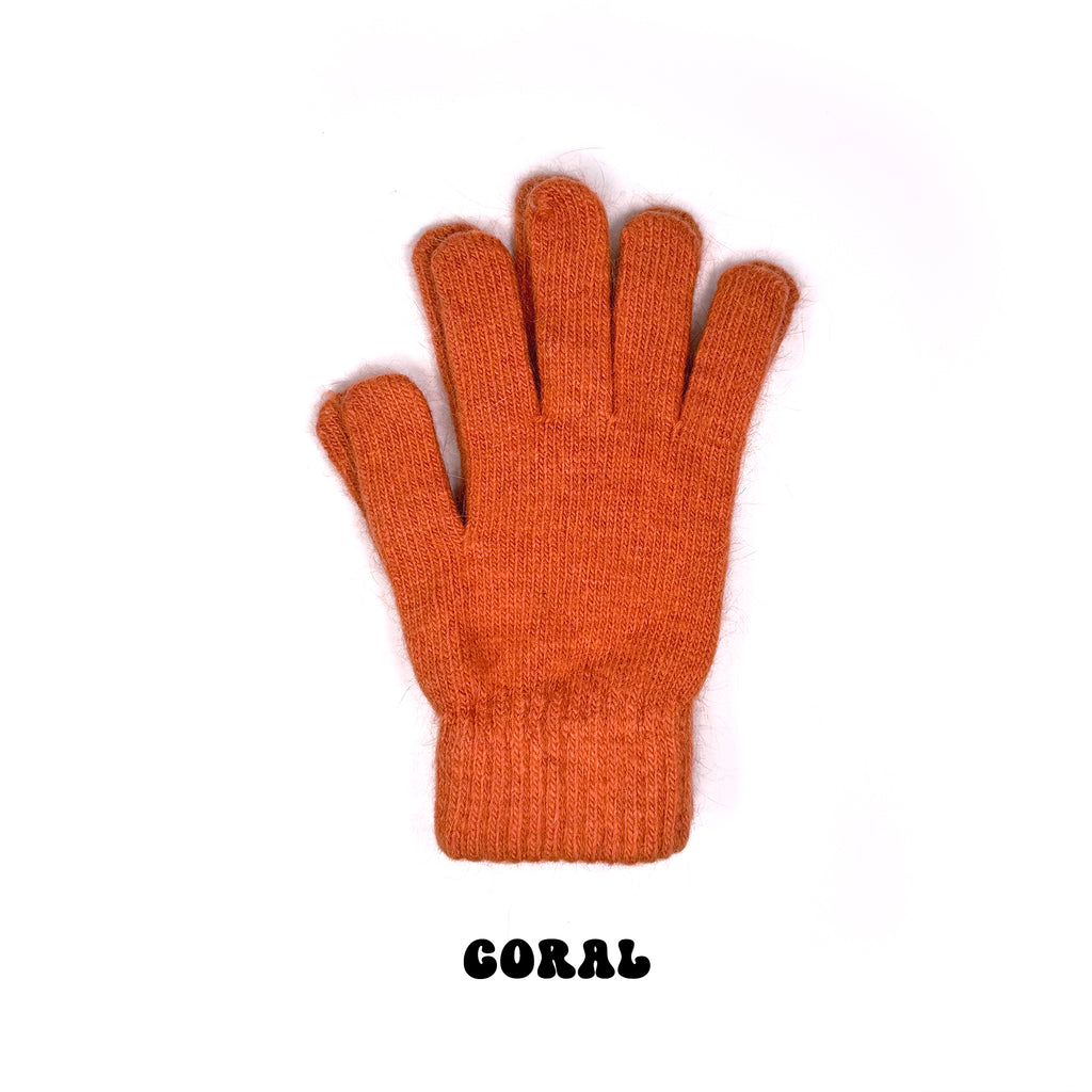 Happy Knit Gloves – Brightly Colored Winter Accessories for Women, Teens, and Kids