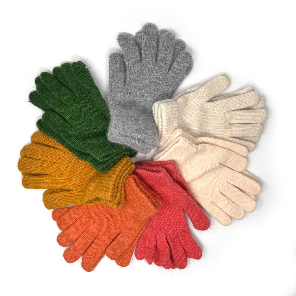 Happy Knit Gloves – Brightly Colored Winter Accessories for Women, Teens, and Kids