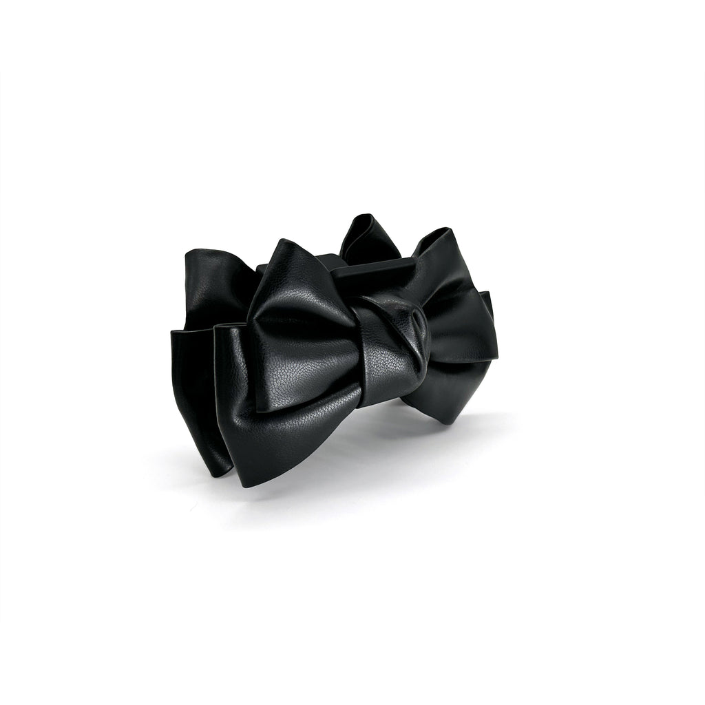 Bow 🎀 Faux Leather Hair Claw