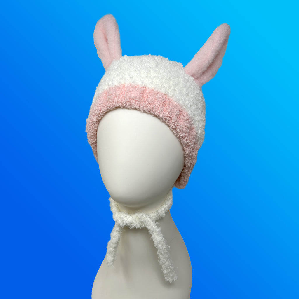 Fuzzy Rabbit Hat Fuzzy Kids Hat with Animal Ears β Cozy & Whimsical | Rainbow Unicorn ...