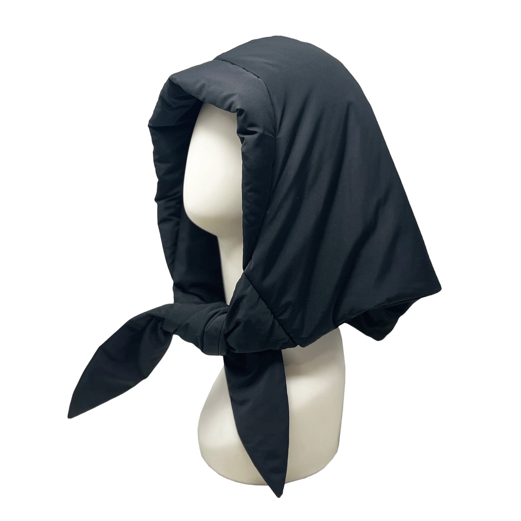 Puffy Hooded Scarf/ Hat