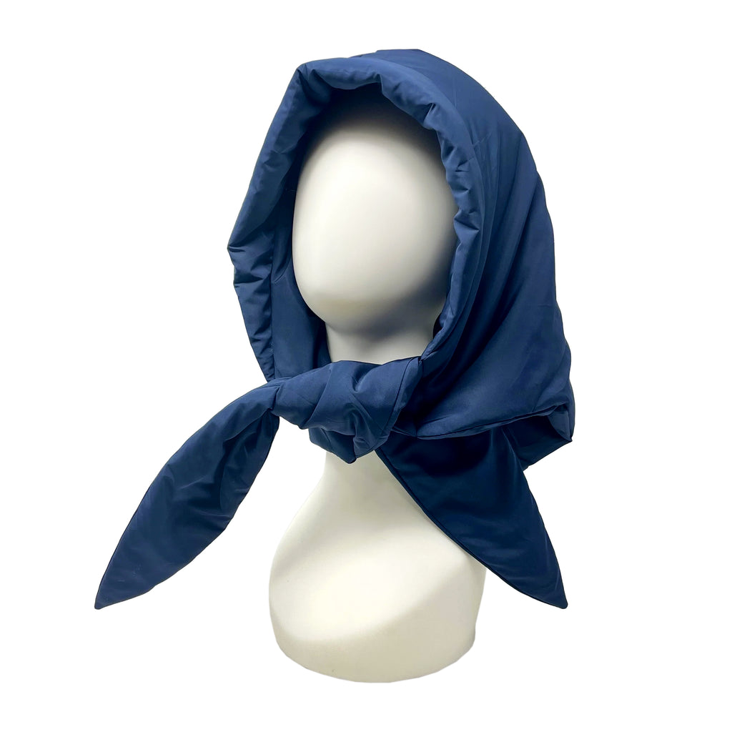 Puffy Hooded Scarf/ Hat