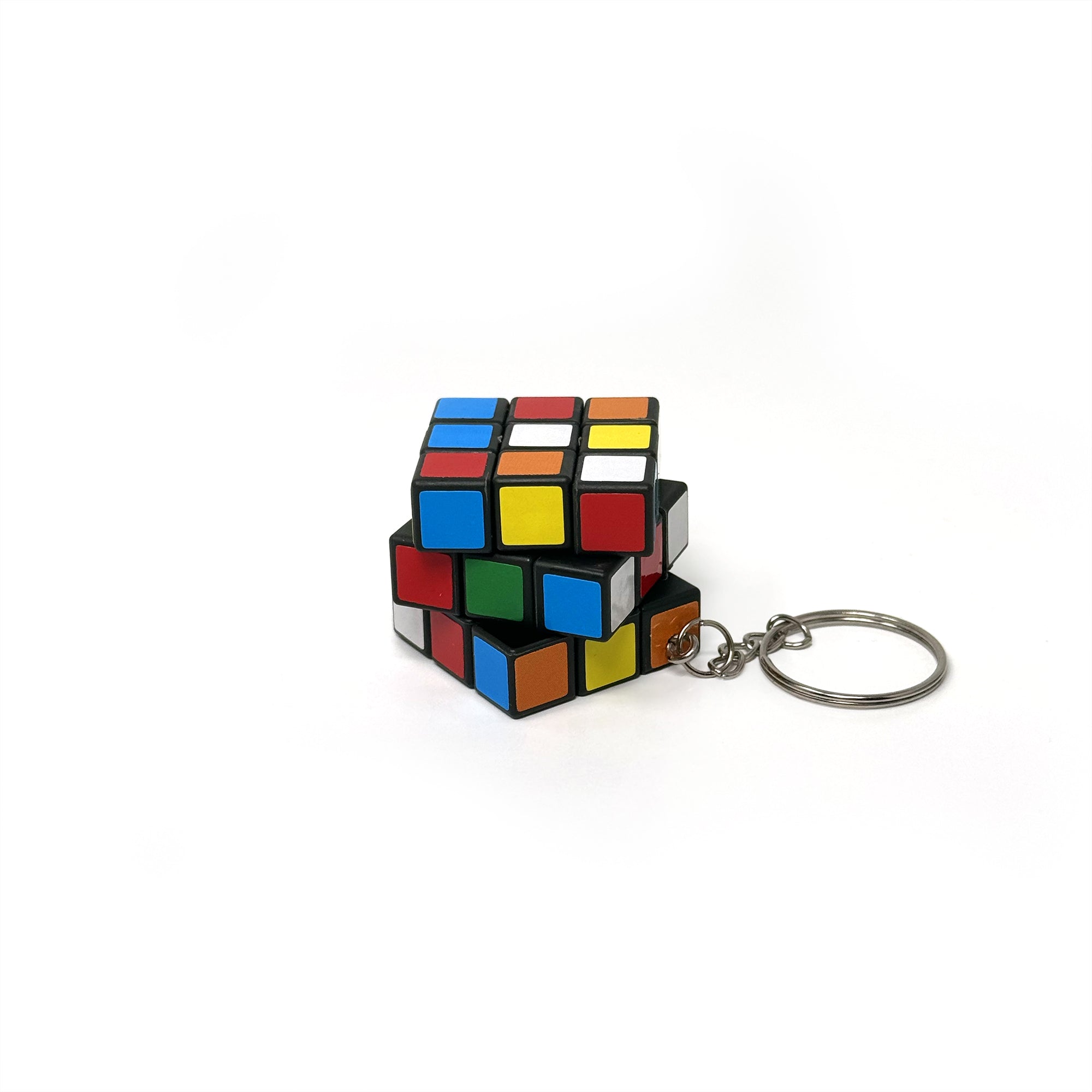 KLOOP CUBE KEYCHAIN 2色セット Cube Game Key Chain – Retro-Inspired Gamer Accessory | Fun Gift