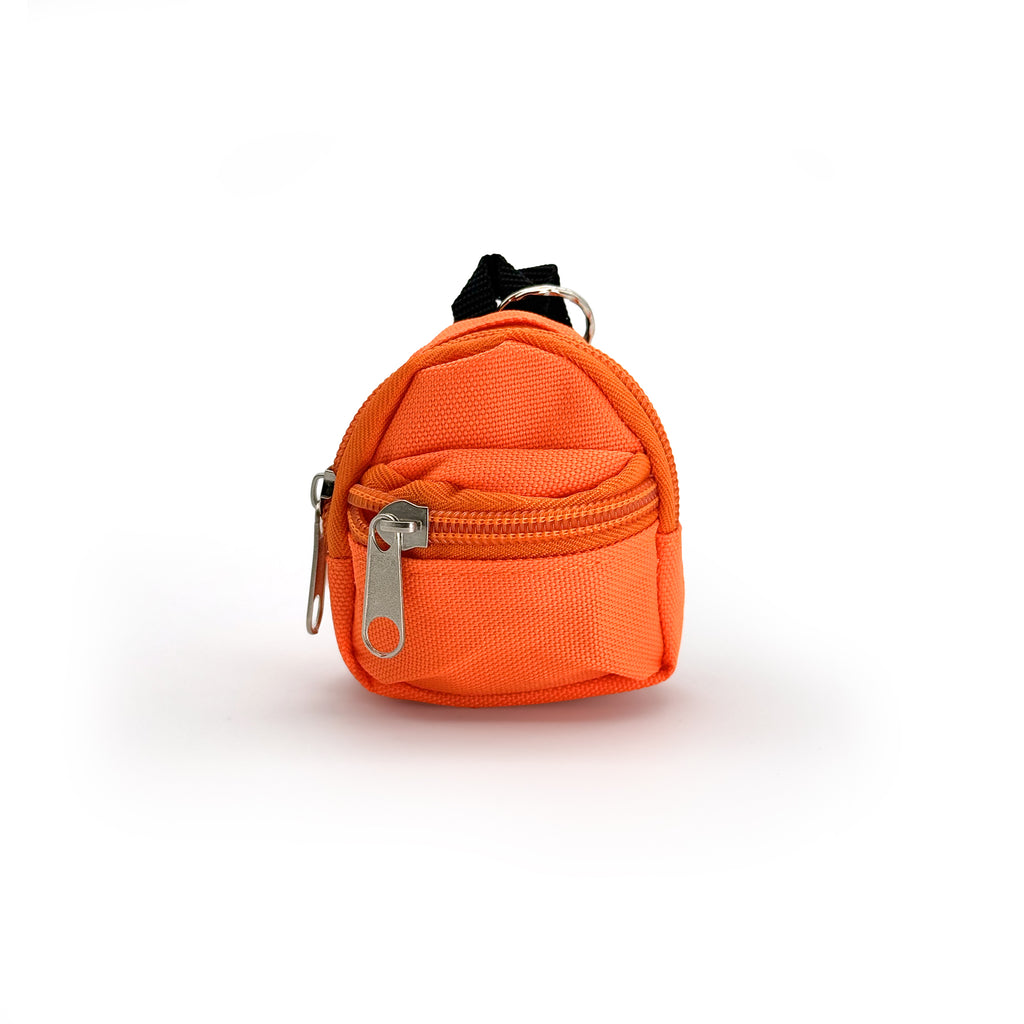 Mini Backpack Coin Purse Keychain – Doll-Size Retro Style