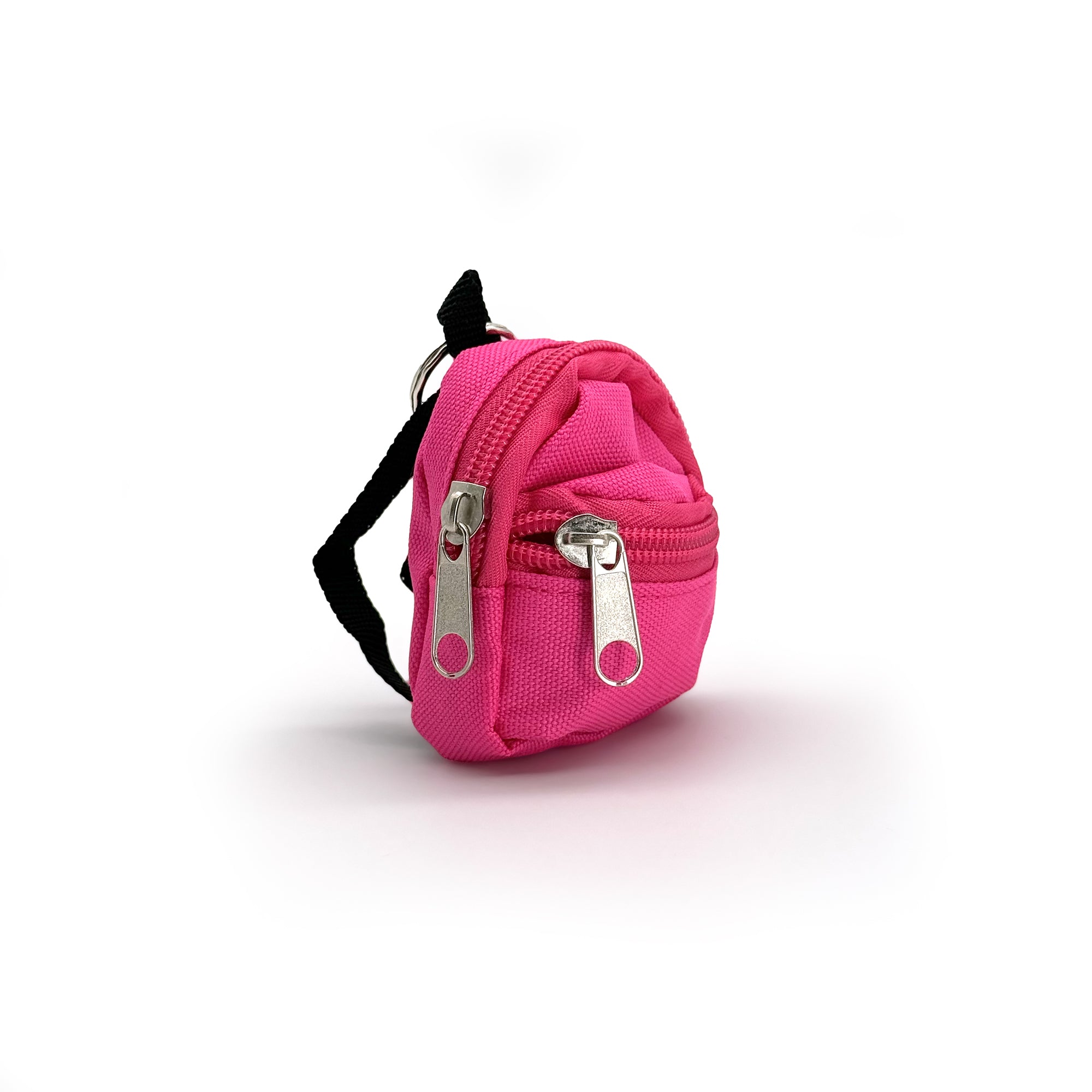 hobi knits backpack mini keychain Mini Backpack Coin Purse Keychain – Doll-Size Retro Style