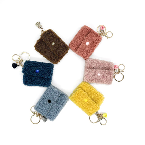 Leather key chain coin pouch , Key cum Coin Purse, Key pouch, leather change  purse, Coin pouches,