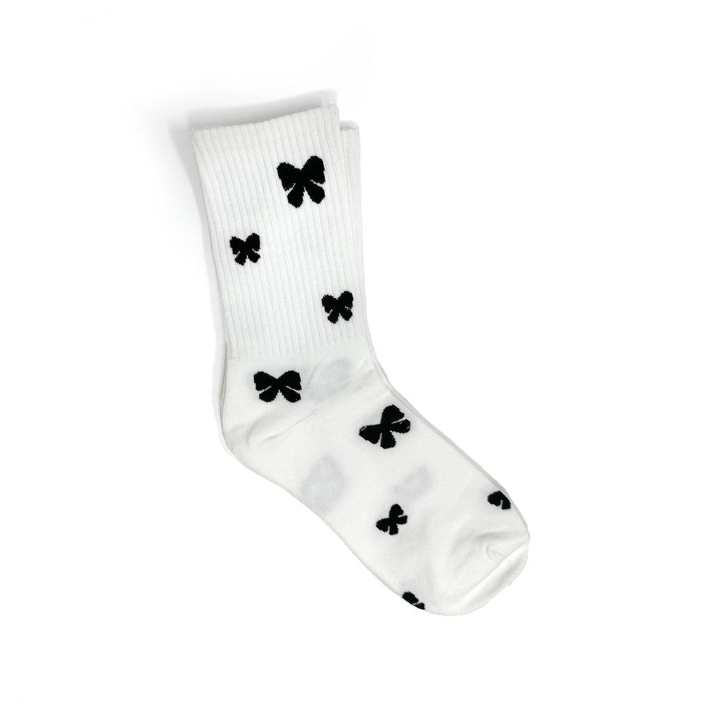 Black Bow Socks