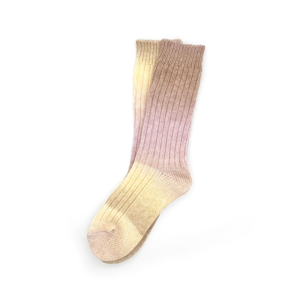 Ombre Sunset Socks – Cozy Gradient Knit Socks for Fall & Winter | Warm, Stylish Gift for Her