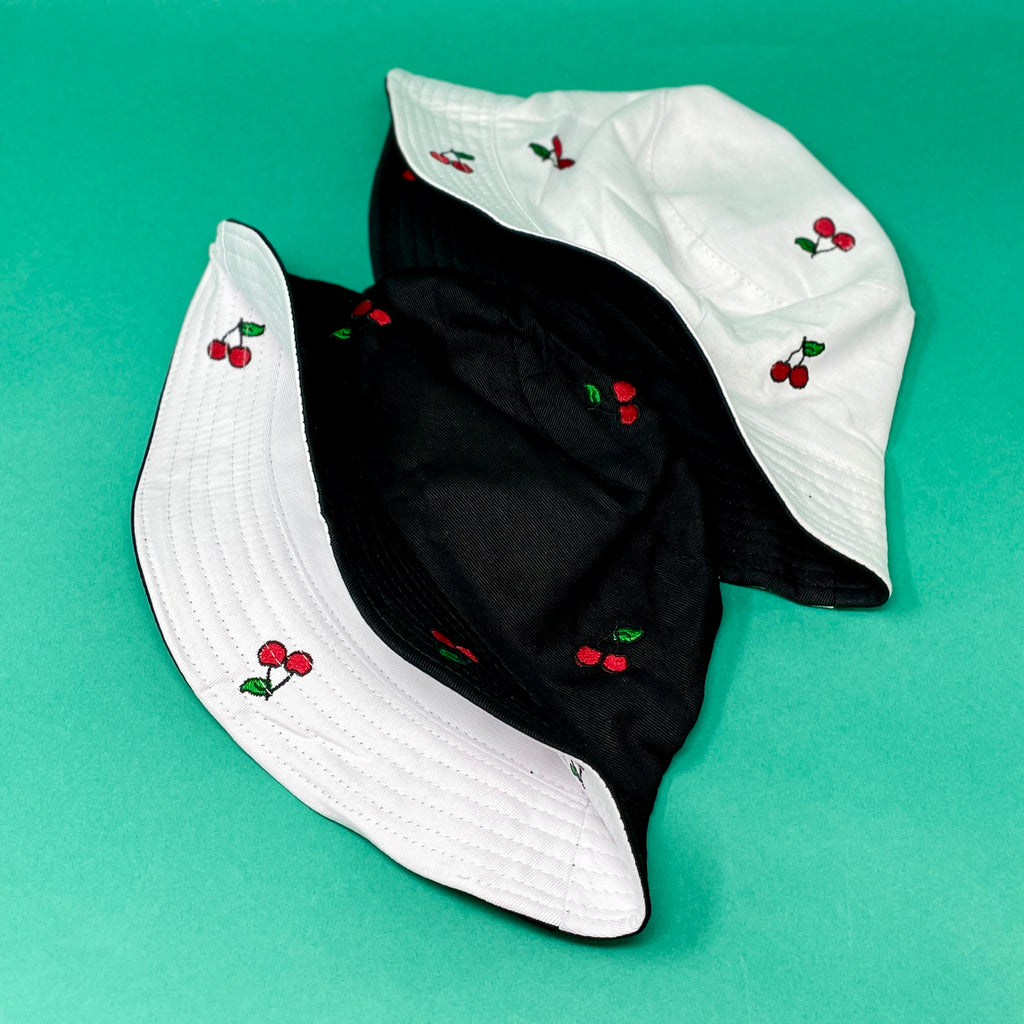 Reversible Cherry Bucket Hat