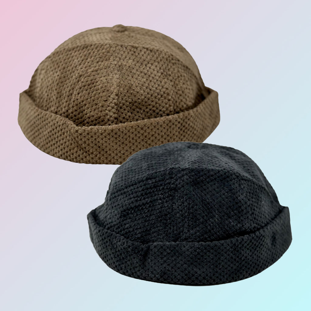 Textured Brimless Hat