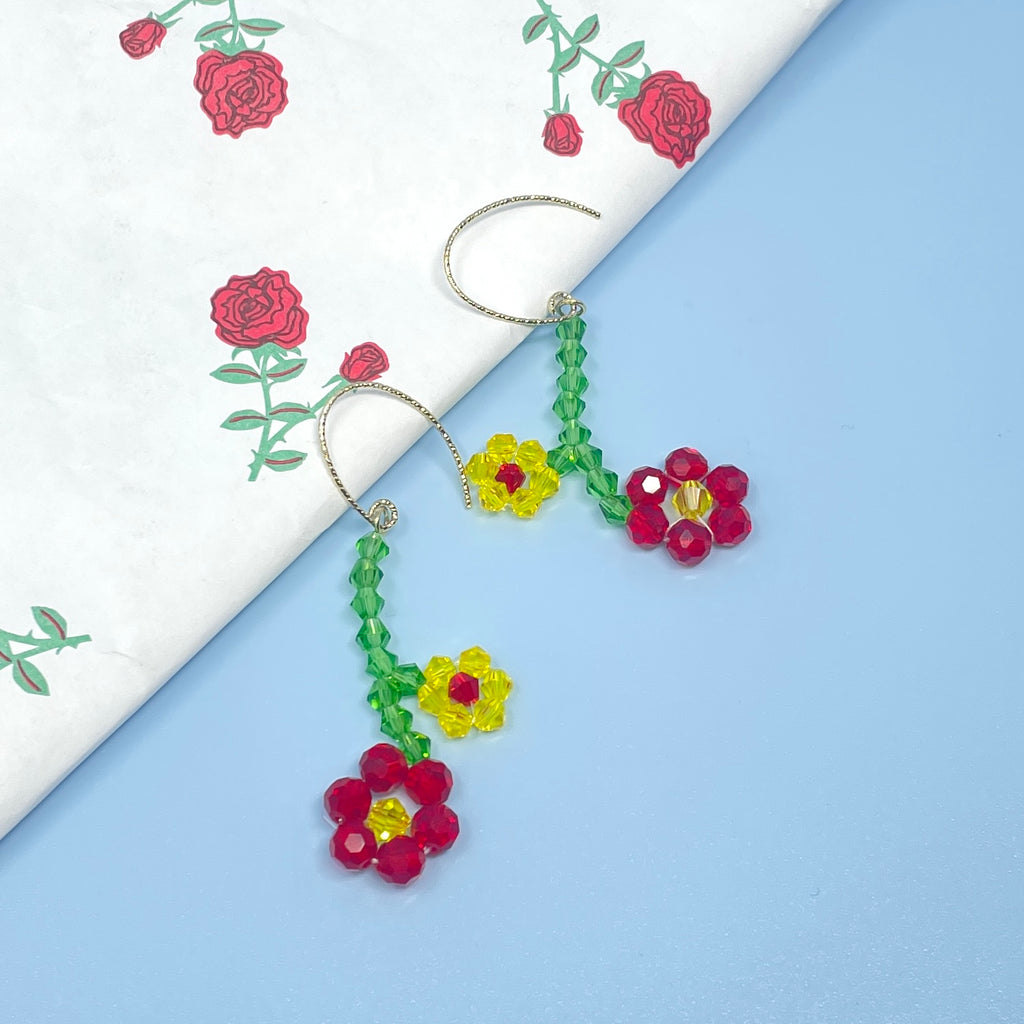 Shirley Spray Flower Earrings